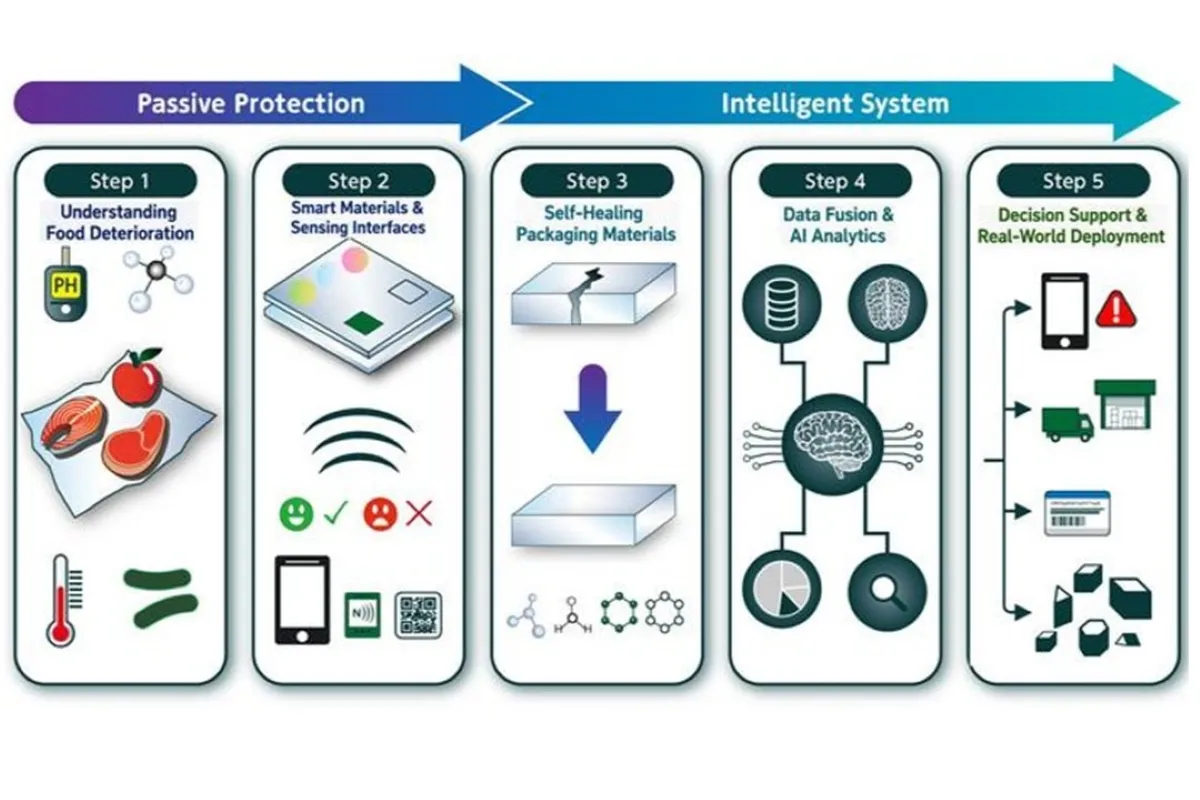 Different Innovations Examples AI-powered packaging innovation uses sensors to reduce food waste