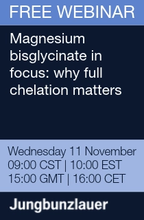 Jungbunzlauer Magnesium bisglycinate in focus Webinar
